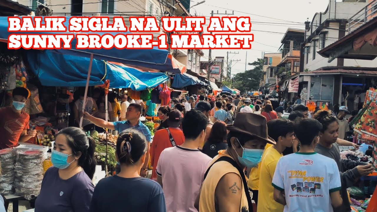 Sunny Brooke1 Market Gen. Trias Cavite Crowded of People YouTube