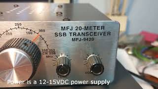 MFJ9420 20M SSB Transceiver