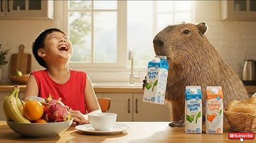 Capybara và Bà - Capy đưa anh tới trường đi học #capybara