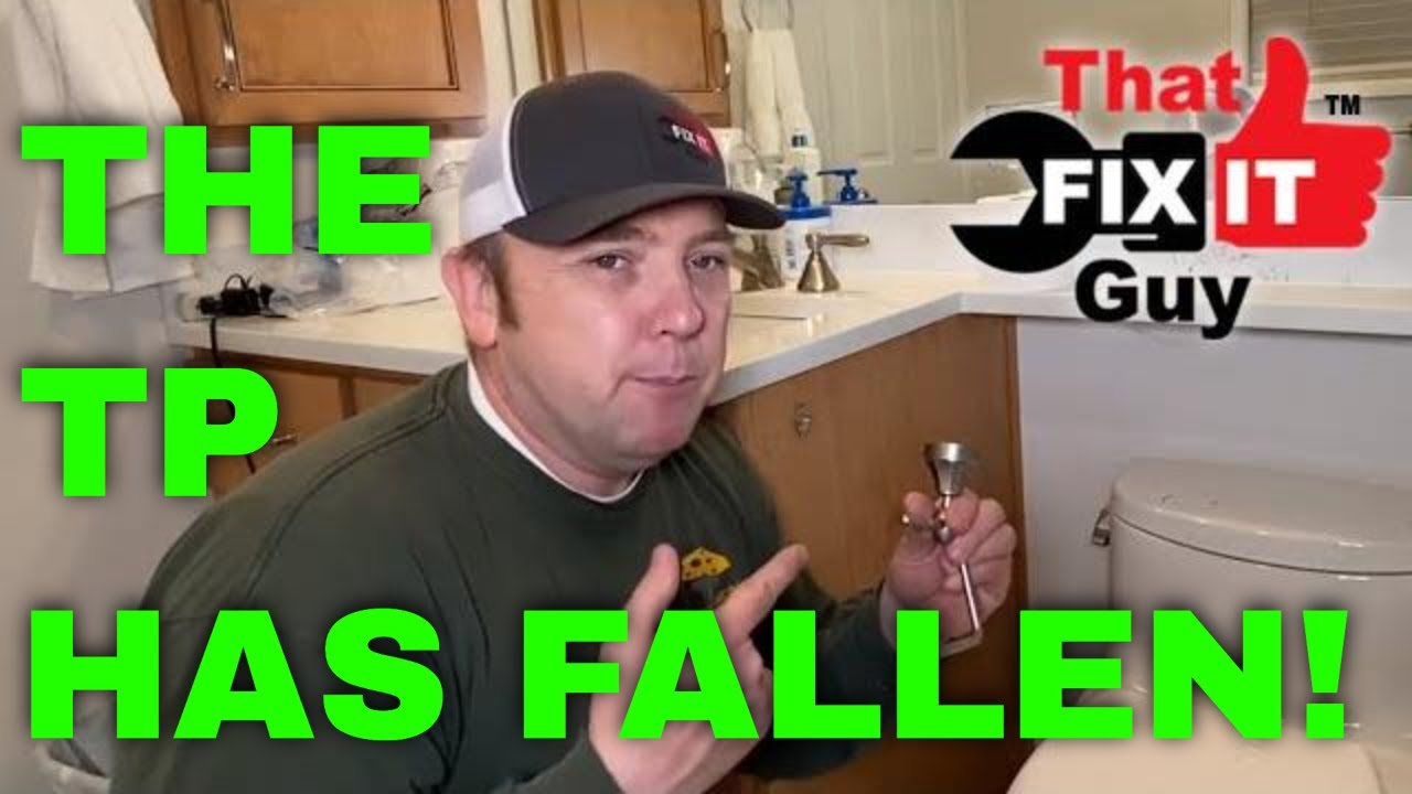Toilet Paper Holder Keeps Falling Off! YouTube