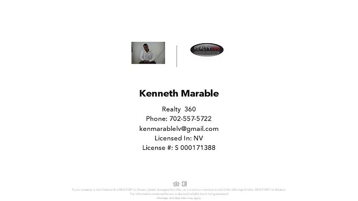 5378 Viridine, Las Vegas, NV Presented by Kenneth ...