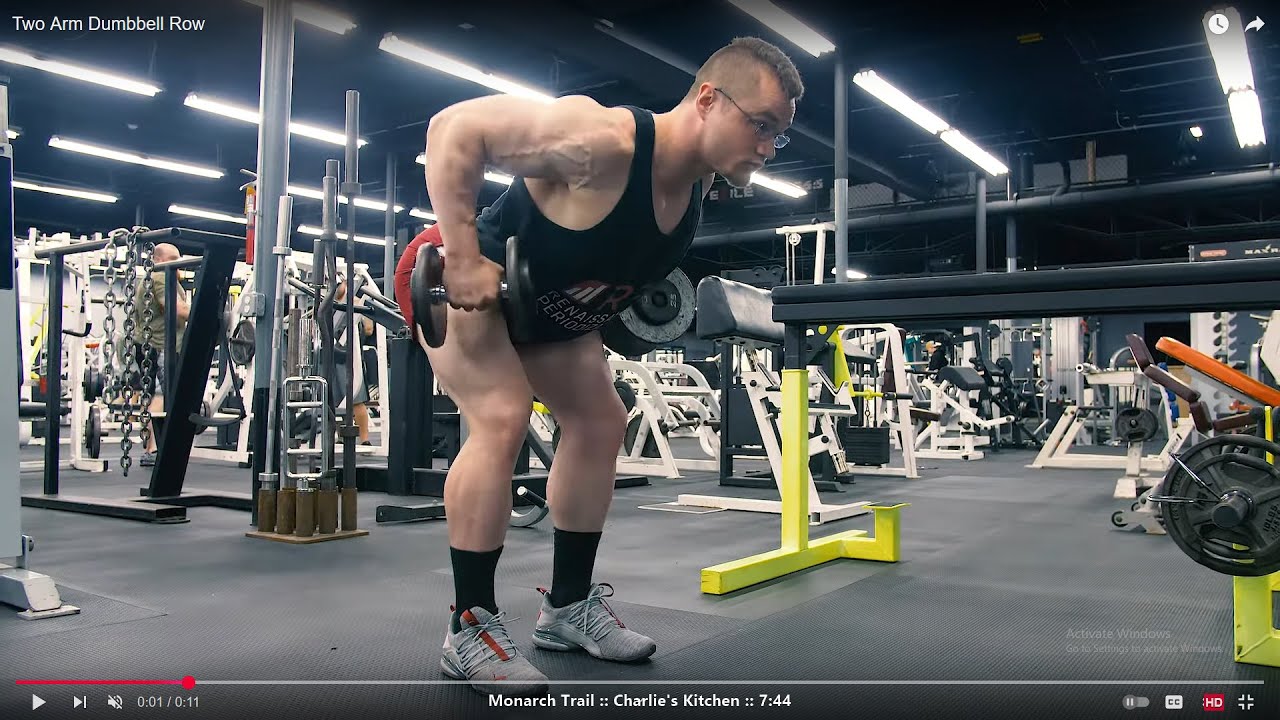 Two Arm Dumbbell Row - YouTube