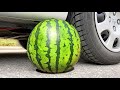 WATERMELON VS CAR, Coca Cola Zero, PowerAde, Fanta, Sprite, Fruko and Mentos Different Underground