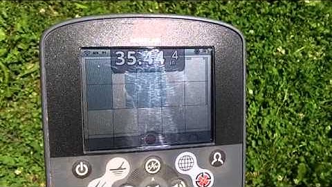 Minelab CTX3030 using the smooth audio setting