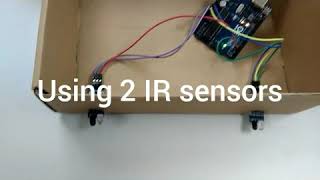Speed measurement (IR sensor) using arduino