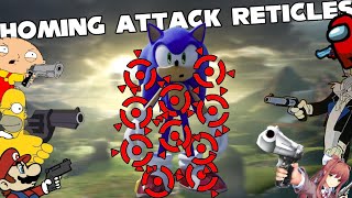 The Homing Attack Reticles in Sonic Games