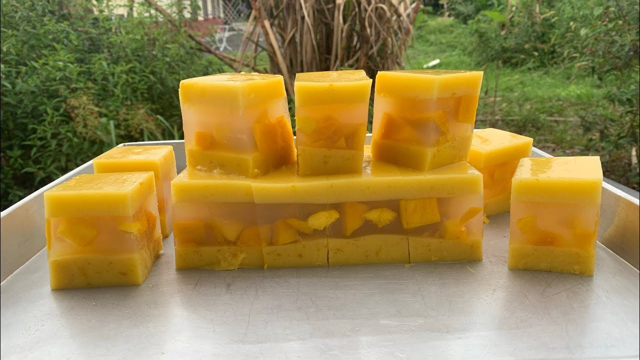 Agar - Agar Mangga Lapis Untuk Berbuka 2024