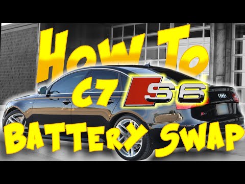 DIY – How to Replace and Recode Your C7 Audi S6 Battery