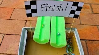 How to make a pool noodle marble run screenshot 3