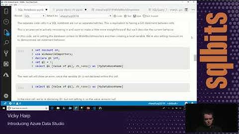 SQLBits SQL Notebook demo