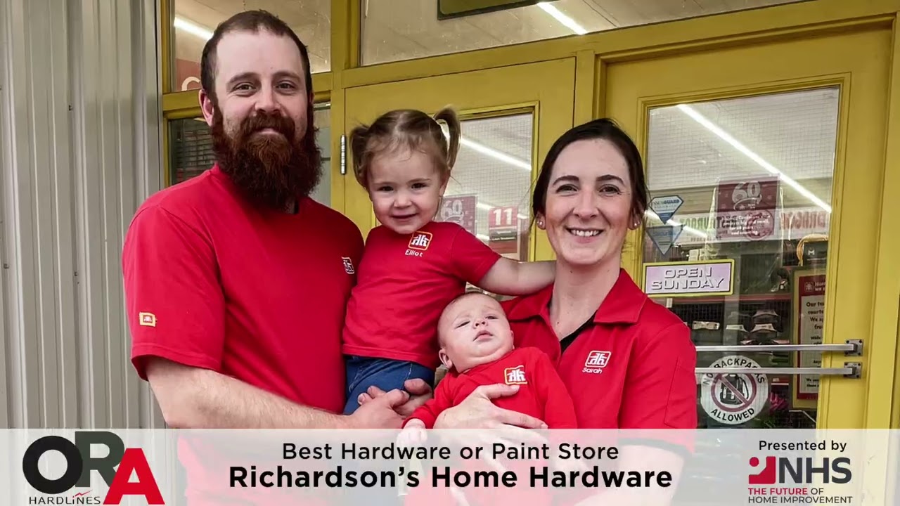 2025 Outstanding Retailer Award - Best Hardware/Paint Store - Richardson's Home Hardware, SK