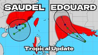 Saudel and Edouard Threatening Land - Tropical Update