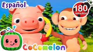 Manzanas y bananas | CoComelon y los animales | Dibujos para niños