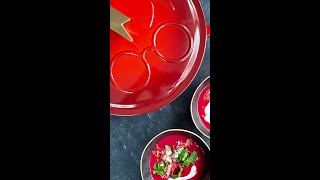Gingery Beet and Coconut Soup with the Le Creuset x Harry Potter™ Collection, by Justin Chapple