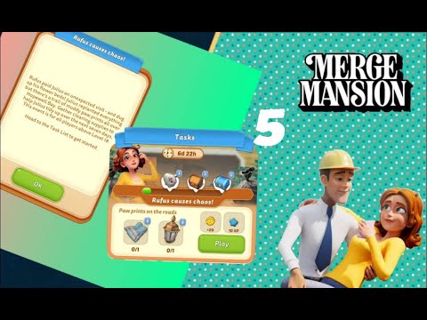 Merge Mansion | Rufus causes chaos! Part 5