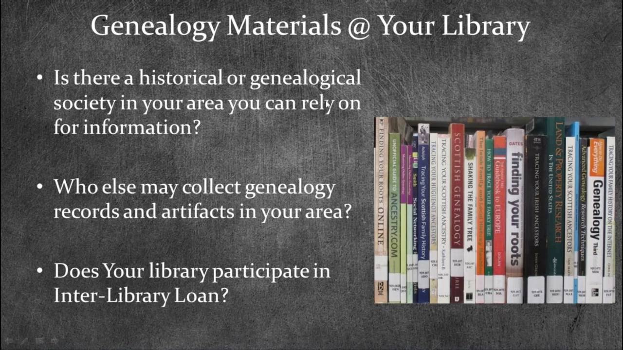 Genealogy Workshop for Beginners - Aitkin Memorial District Library