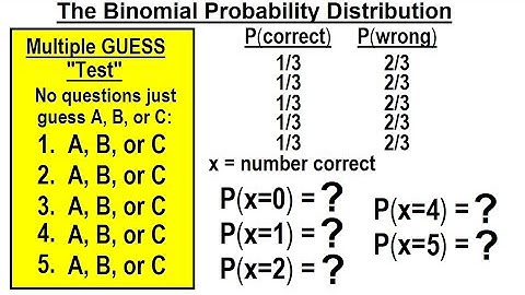 Statistics: Ch 5 Discrete Random Variable (17 of 27) The Binomial Probability Distribution