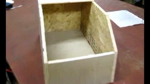 BIY rabbit nest box