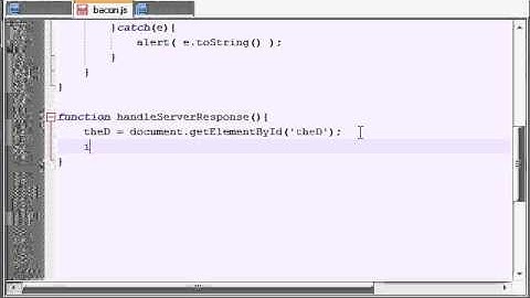 AJAX Tutorial - 25 - Handle a Response from a Server