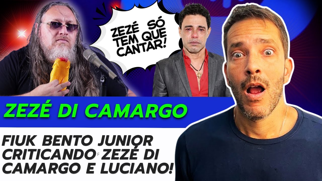 ZEZÉ DI CAMARGO CRITICADO POR BENTO RIBEIRO By LEANDRO VOZ!