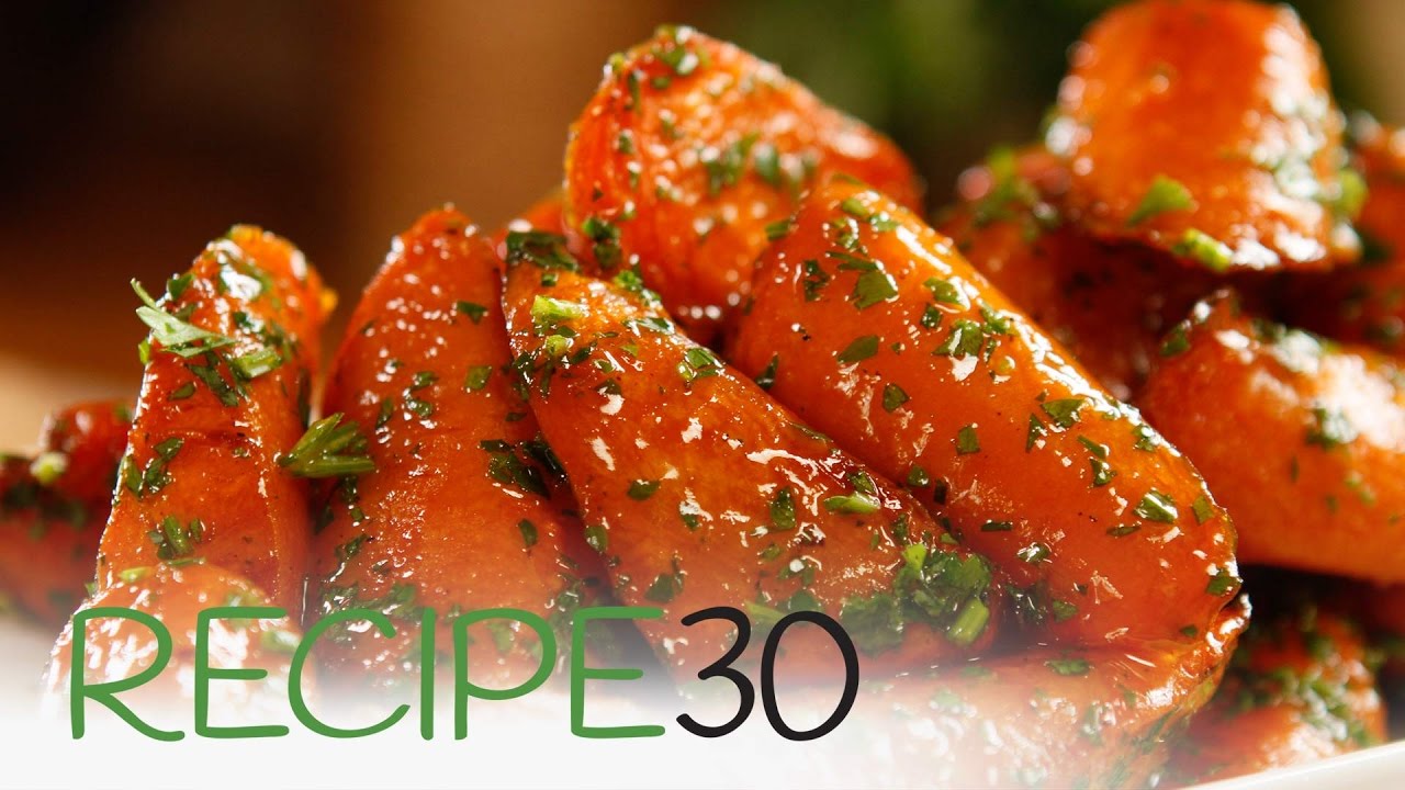 Roasted Glazed Carrots- By RECIPE30.com | Recipe30