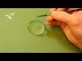 How to paint a water drop in acrylics