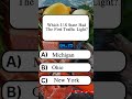 Which U.S State Had the First Traffic Light? #usaquiz #unitedstatesofamerica #unitedstates #Shorts