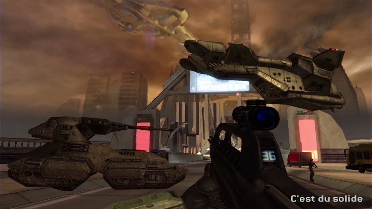 Halo 2 - Mission 2 : Mombasa (Xbox 360) - YouTube