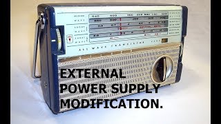 SiLVER 7TS-190 - Vintage Radio - Power supply mod.