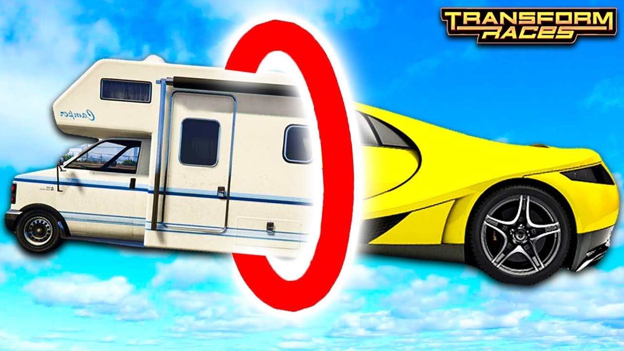 Падна ми се КЪЩА На КОЛЕЛА... GTA Трансформиращи Състезания