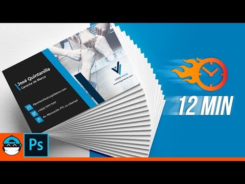 Vídeo: Com Fer Una Targeta De Visita A Photoshop