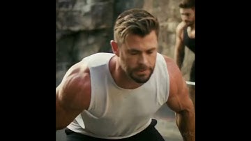 Thor/Chris-Hemsworth/mass workout/video/for love and thunder