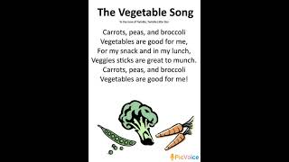 The Vegetable Song 🥕🥦
