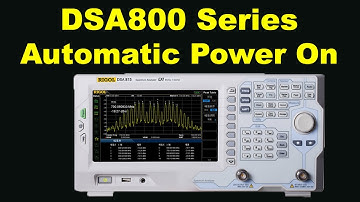 DSA800 Automatic power on