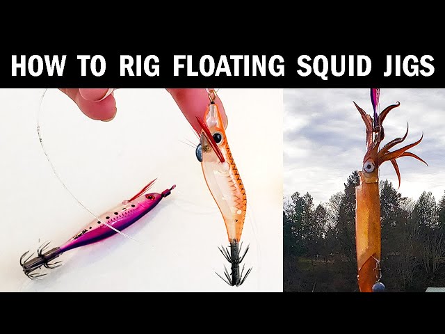 How to Rig Floating Squid Jigs with Dropper Loops 