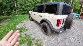 Installing a trailer hitch on a 2025 ford bronco