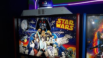 STAR WARS PINBALL R2D2 TOPPER IN ACTION