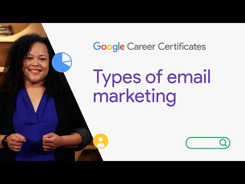 Types of email marketing | Google Digital Marketing & E-commerce Certificate