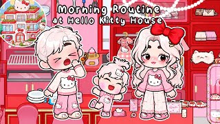 Cherry's Family Morning Routine at Hello Kitty House 🏠🍒💓 | Game World |Inspiringcrayons  screenshot 2