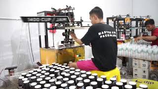 Mesin Sablon Media Silinder Semi Otomatis Khusus UMKM