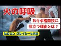 火の呼吸があらゆる格闘技に役立つ理由とは？【ヒクソン・グレイシーも実践した呼吸法の効果】Why yoga is useful for Karate? / Shukido-Karate