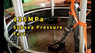 CathayBot Saturn Manipulator has successfully passed the 125 MPa ultra-deep pressure test !