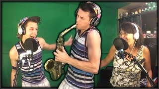 Video thumbnail of "Don’t Go Breaking My Heart | Cover with Mamma Kase!  (Plus a Sax Solo)"