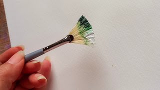 Acrylic painting/ How To Paint dense Forest/ painting tutorial for beginners