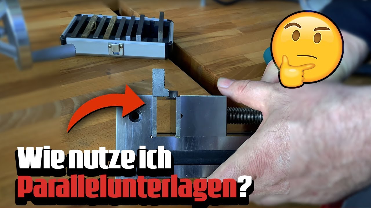 PAULIMOT Parallel-Schraubzwinge 75mm - Metall Spannzwinge Werkstatt