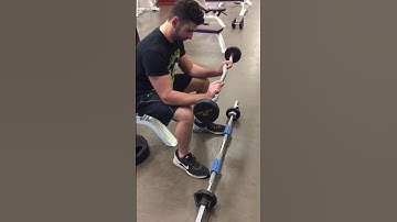 EZ Bar Pronated Wrist Curls
