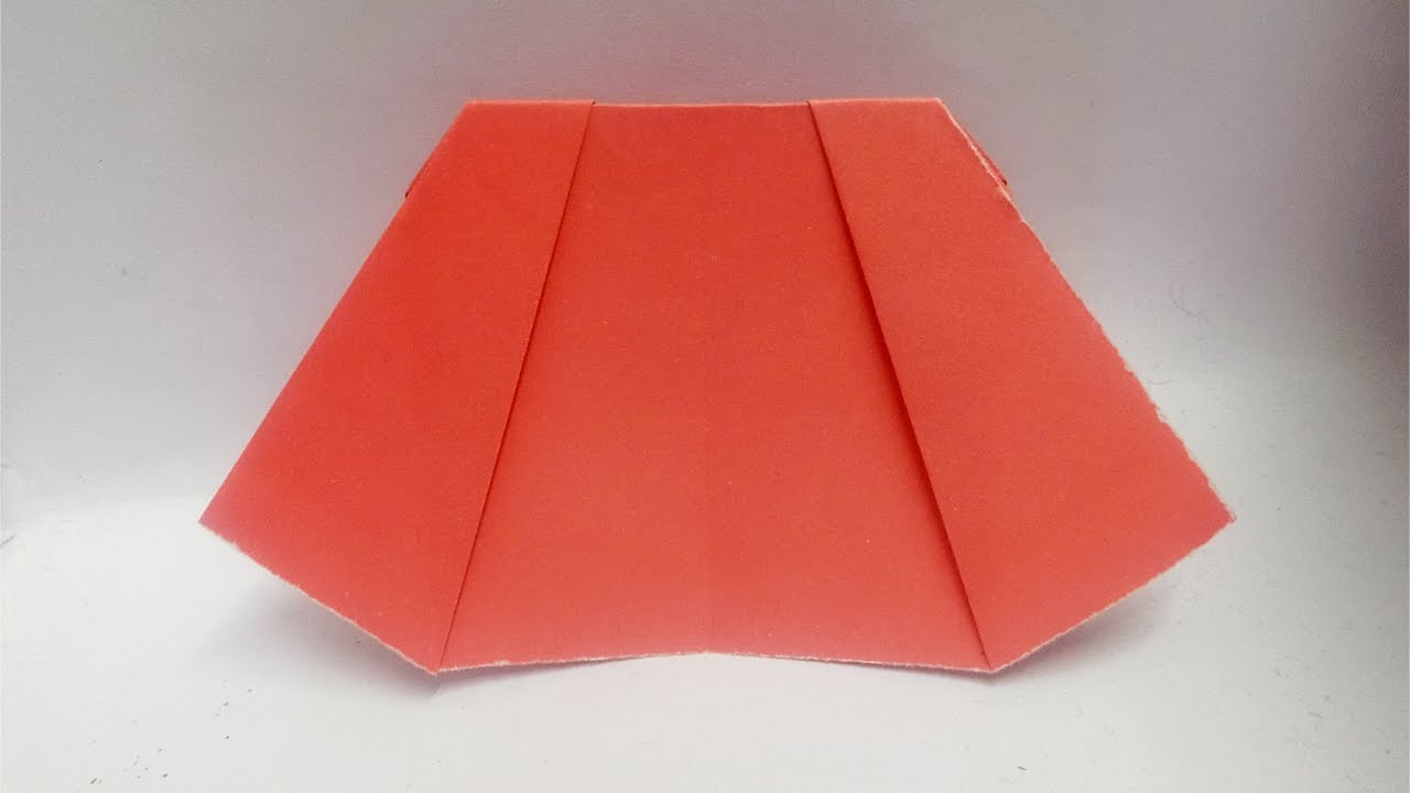 How to fold Origami Skirt - Nursery Craft Ideas