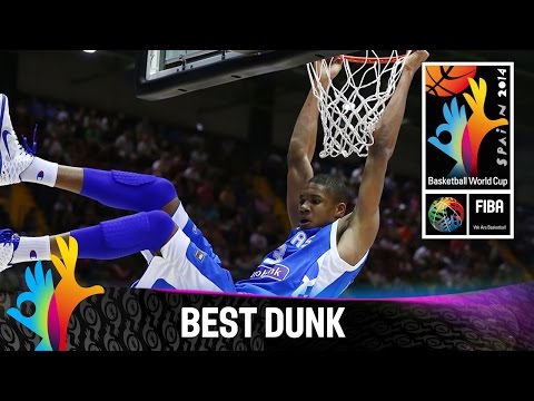 The "Greek Freak" slams it down on the break! - 2014 FIBA Basketball World Cup