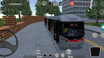 Proton bus simulator urbano com MOD map Aricanduva linha 101C-10 com Caio Millenium BRT II