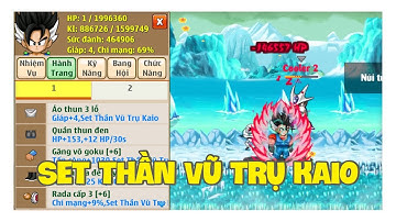Ngọc Rồng Online - Trái Đất Set Thần Vũ Trụ Kaio Từ Sơ Sinh